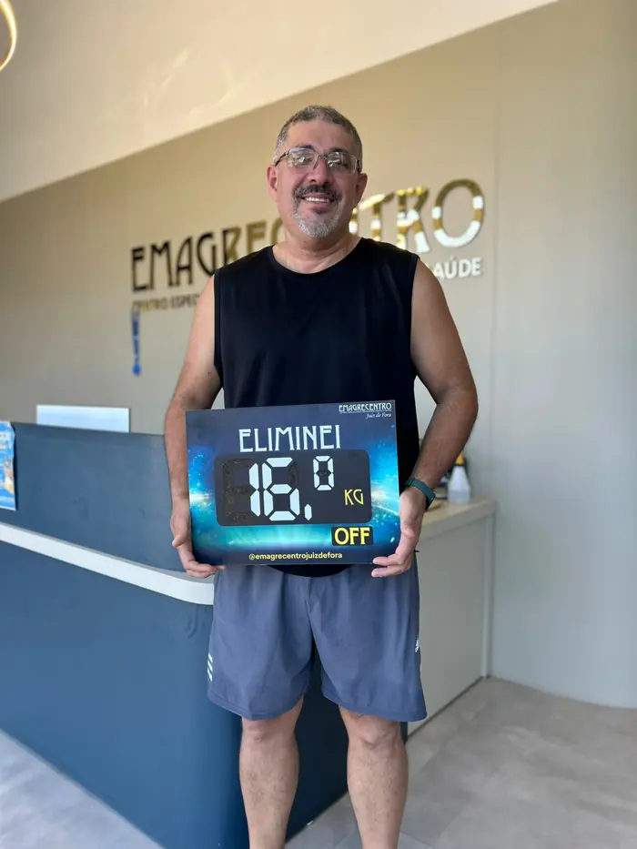 Cliente eliminou 18,0 kg