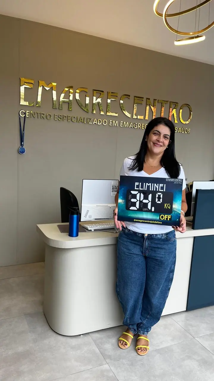Cliente eliminou 34,0 kg